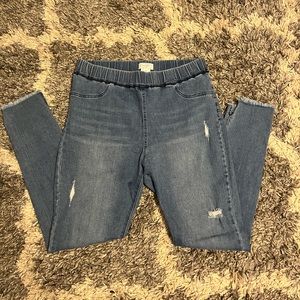 Stretchy waste band jeans